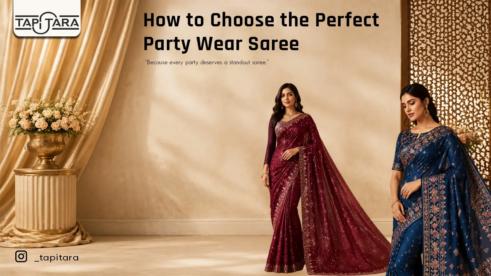 How to Choose the Perfect Party Wear Saree