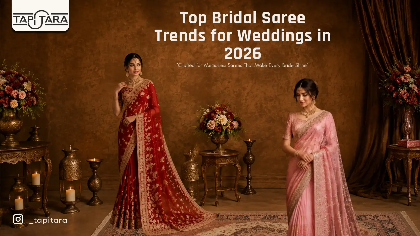 Top Bridal Saree Trends for Weddings in 2026