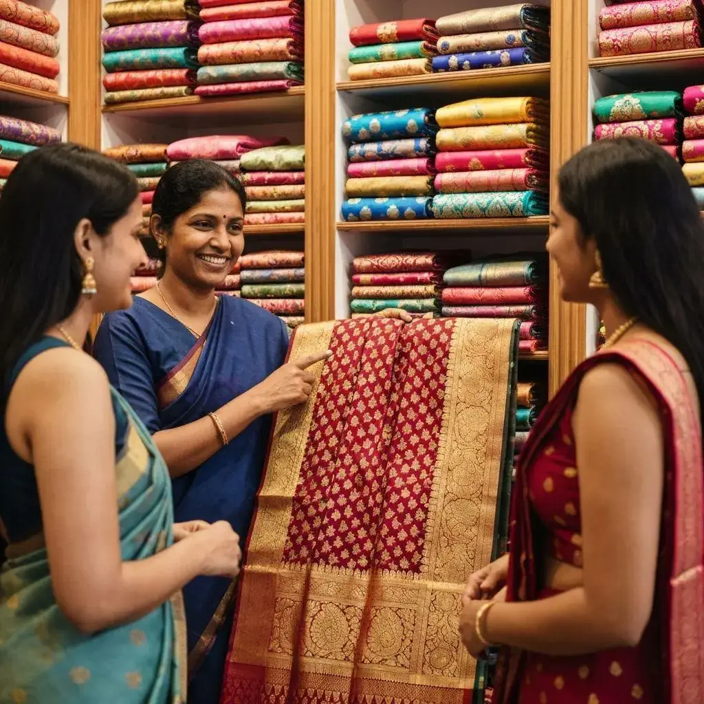 Swarovski Stone Work Sarees