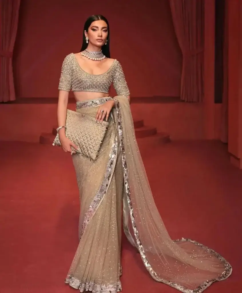 Swarovski sarees