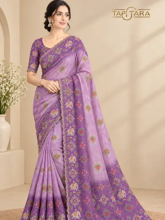 Sarees Manufacturers in India offering quality designer sarees and bulk wholesale collections from Tapi Tara in Surat.