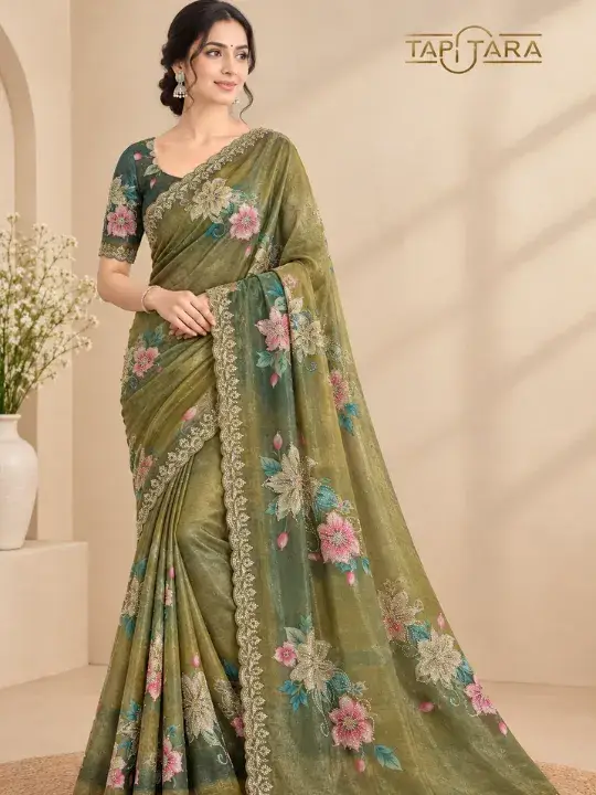 Sarees Manufacturers in India offering quality designer sarees and bulk wholesale collections from Tapi Tara in Surat.