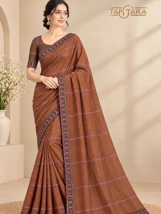 Sarees Manufacturers in India offering quality designer sarees and bulk wholesale collections from Tapi Tara in Surat.